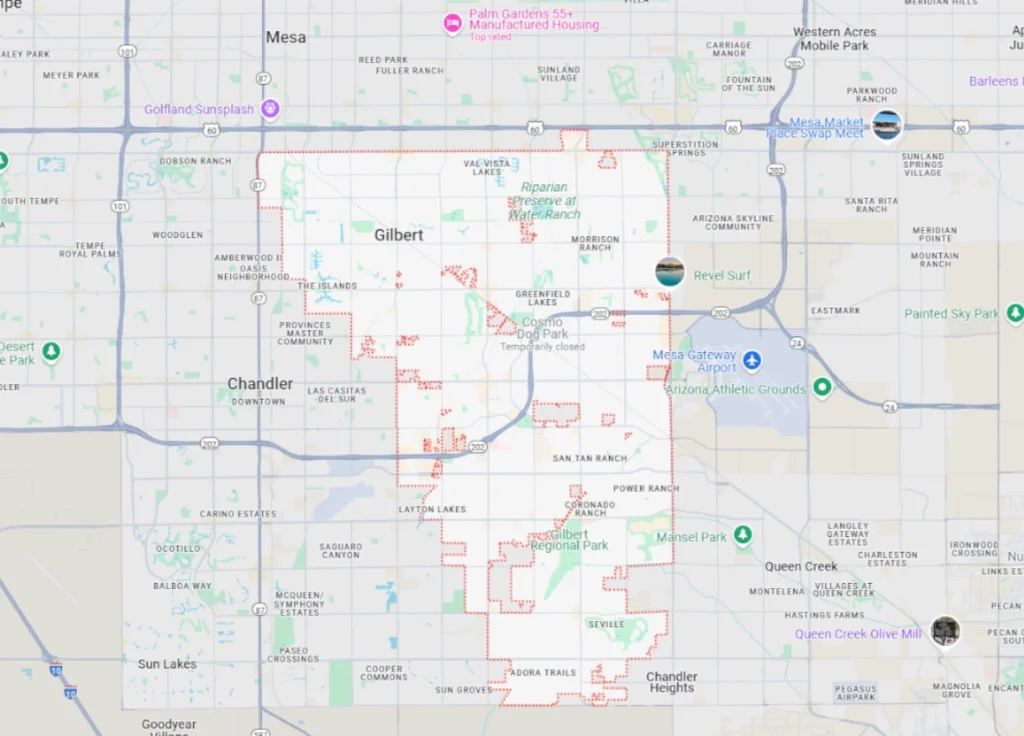 Gilbert-Arizona-Maps-Health-Insurance-Plans