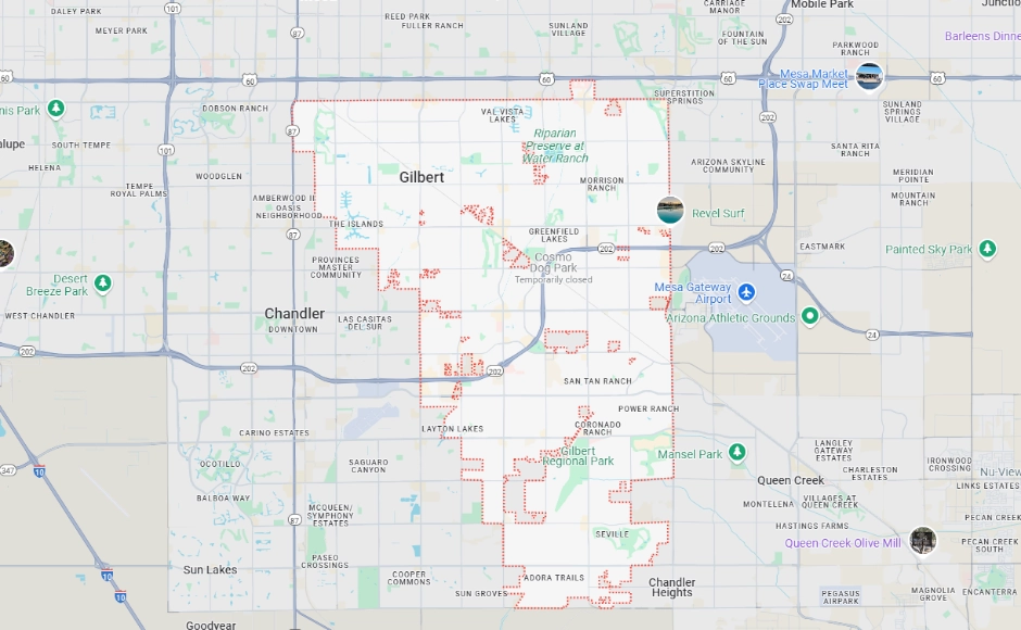 Gilbert-Arizona-Maps-Health-Insurance-Plans
